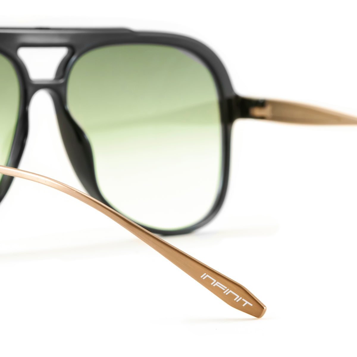 Triple XXX - Metal Black Shiny - Olive Gradient Lens