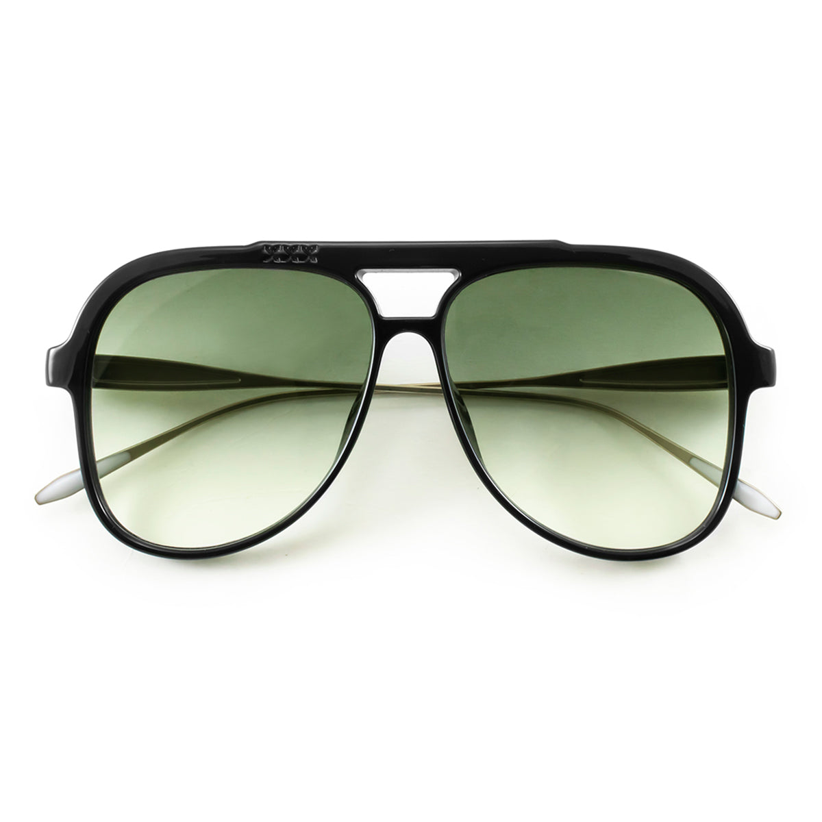 Triple XXX - Metal Black Shiny - Olive Gradient Lens