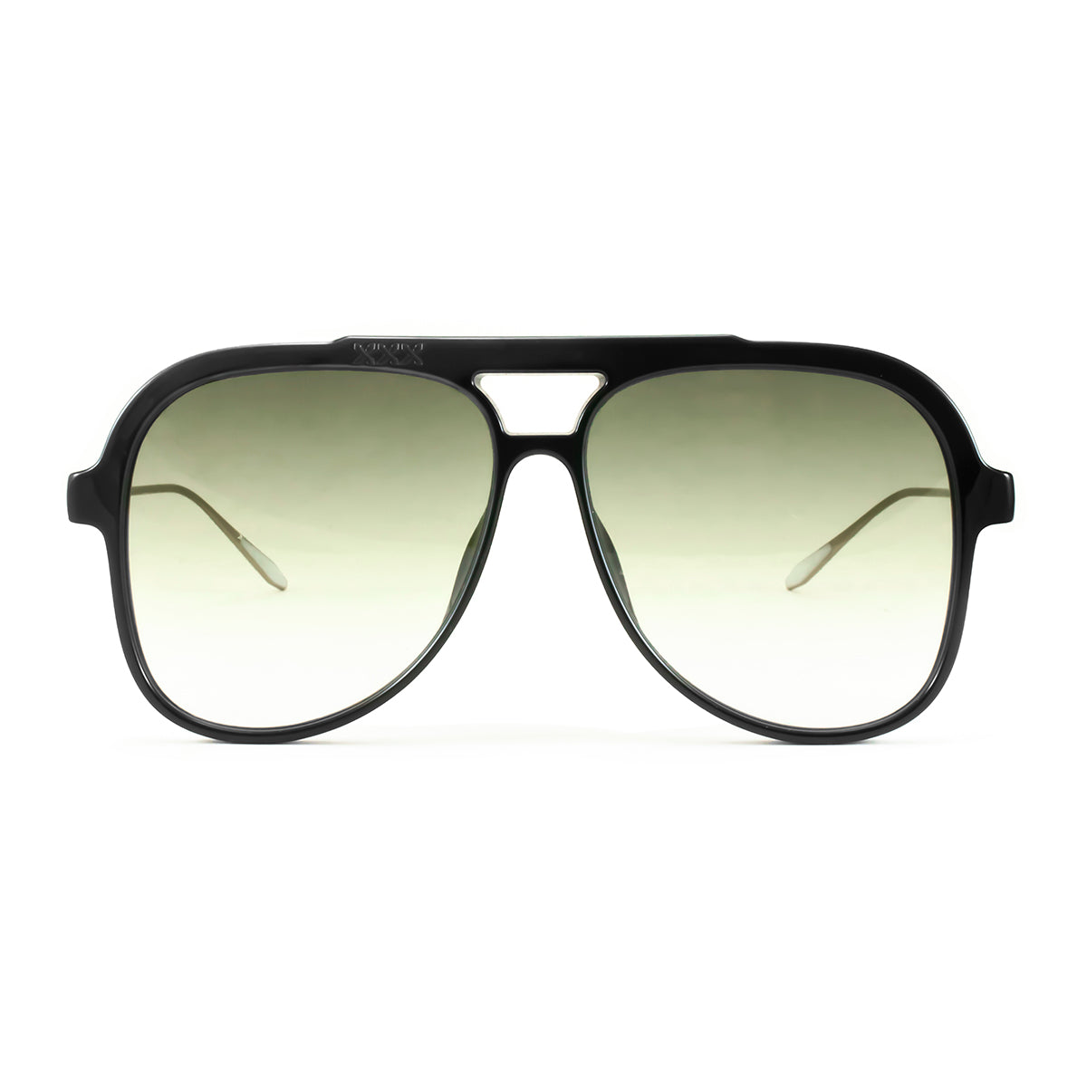 Triple XXX - Metal Black Shiny - Olive Gradient Lens
