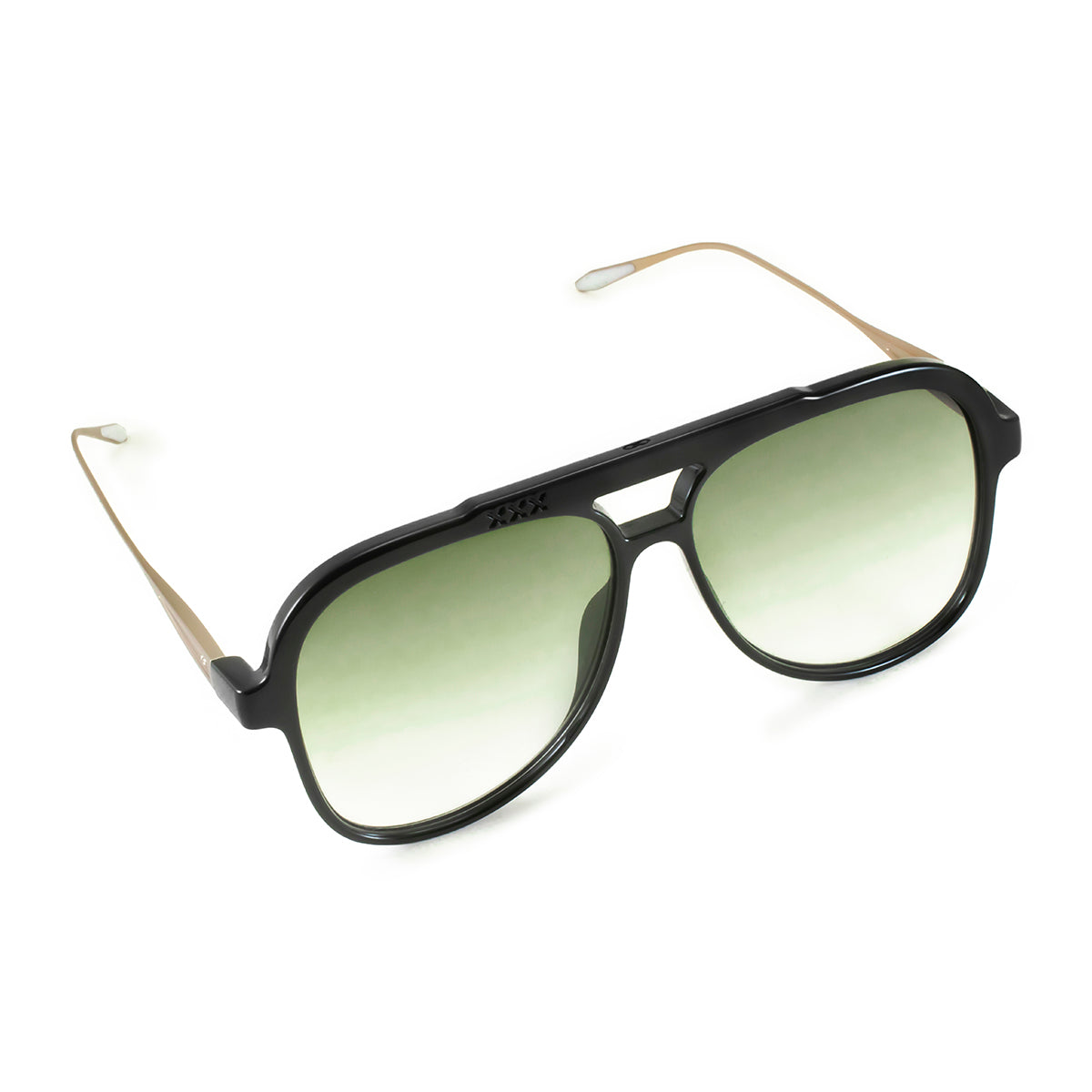 Triple XXX - Metal Black Shiny - Olive Gradient Lens