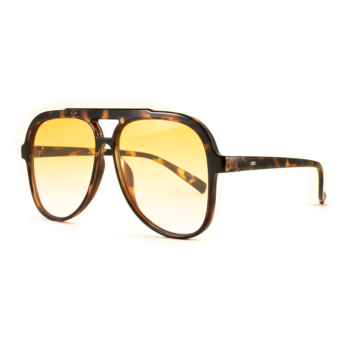 Triple XXX - Tortoise - Orange Gradient Lens