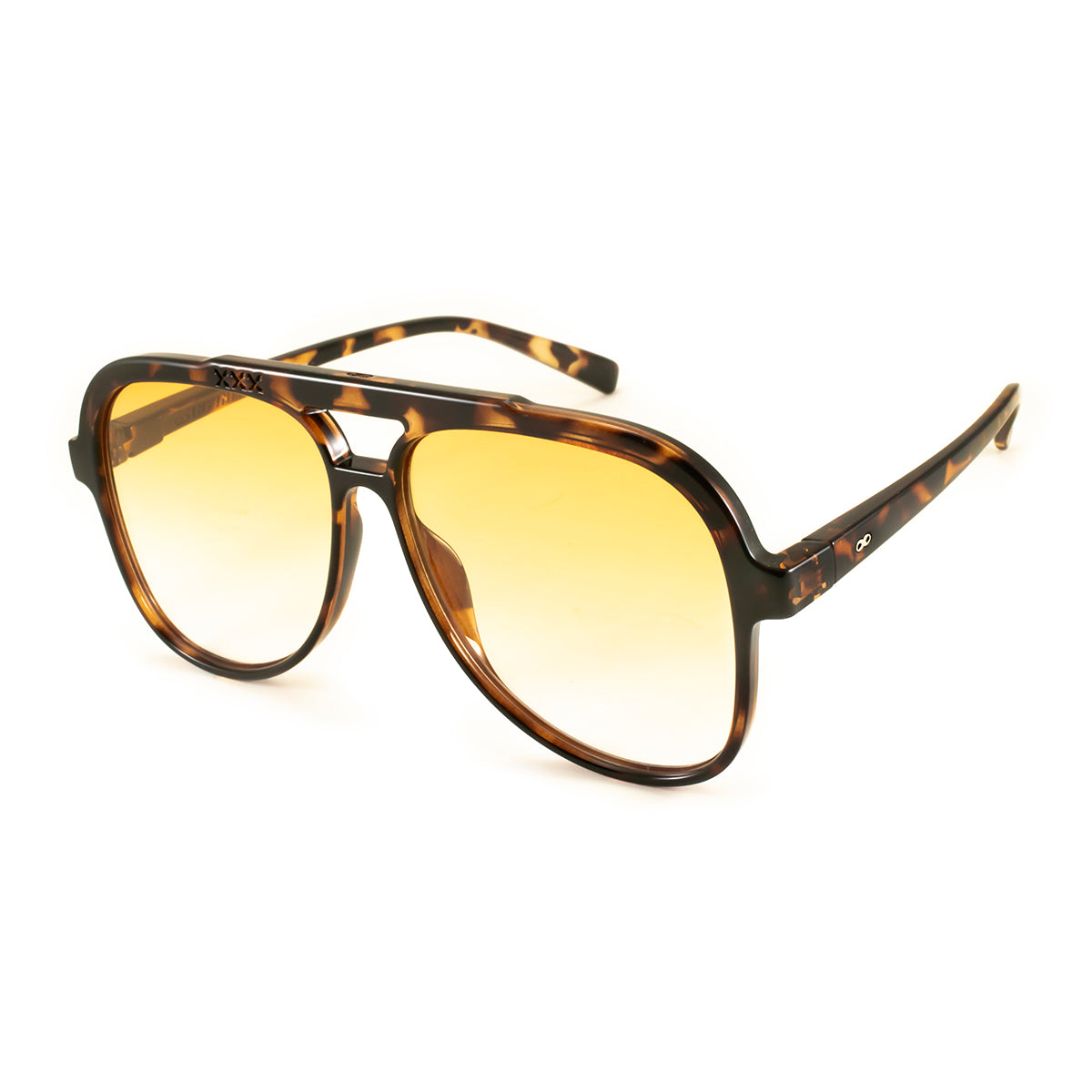 Triple XXX - Tortoise - Orange Gradient Lens