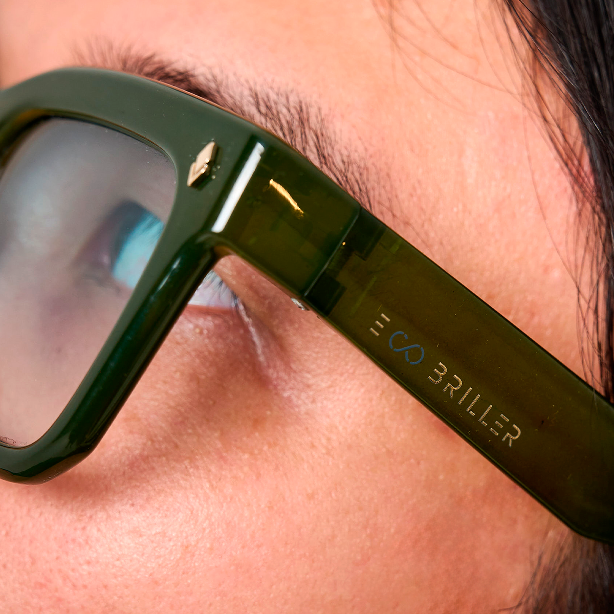 Jacobs Eco Briller - Olive - Green Gradient Lens