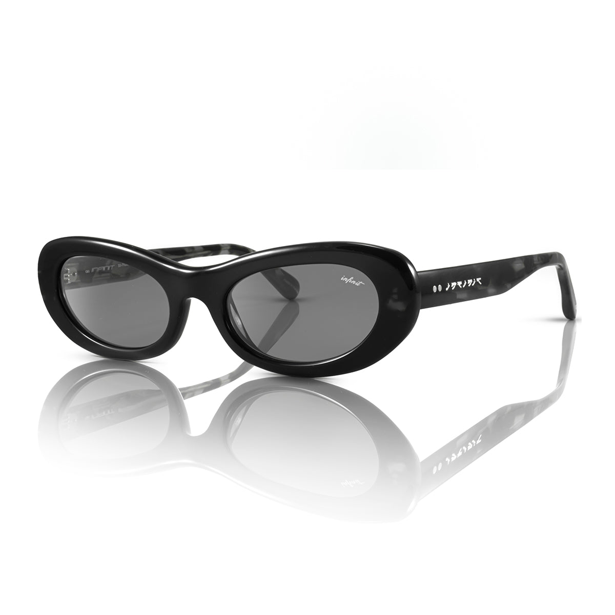 Asahi - Black Shiny - Grey Lens