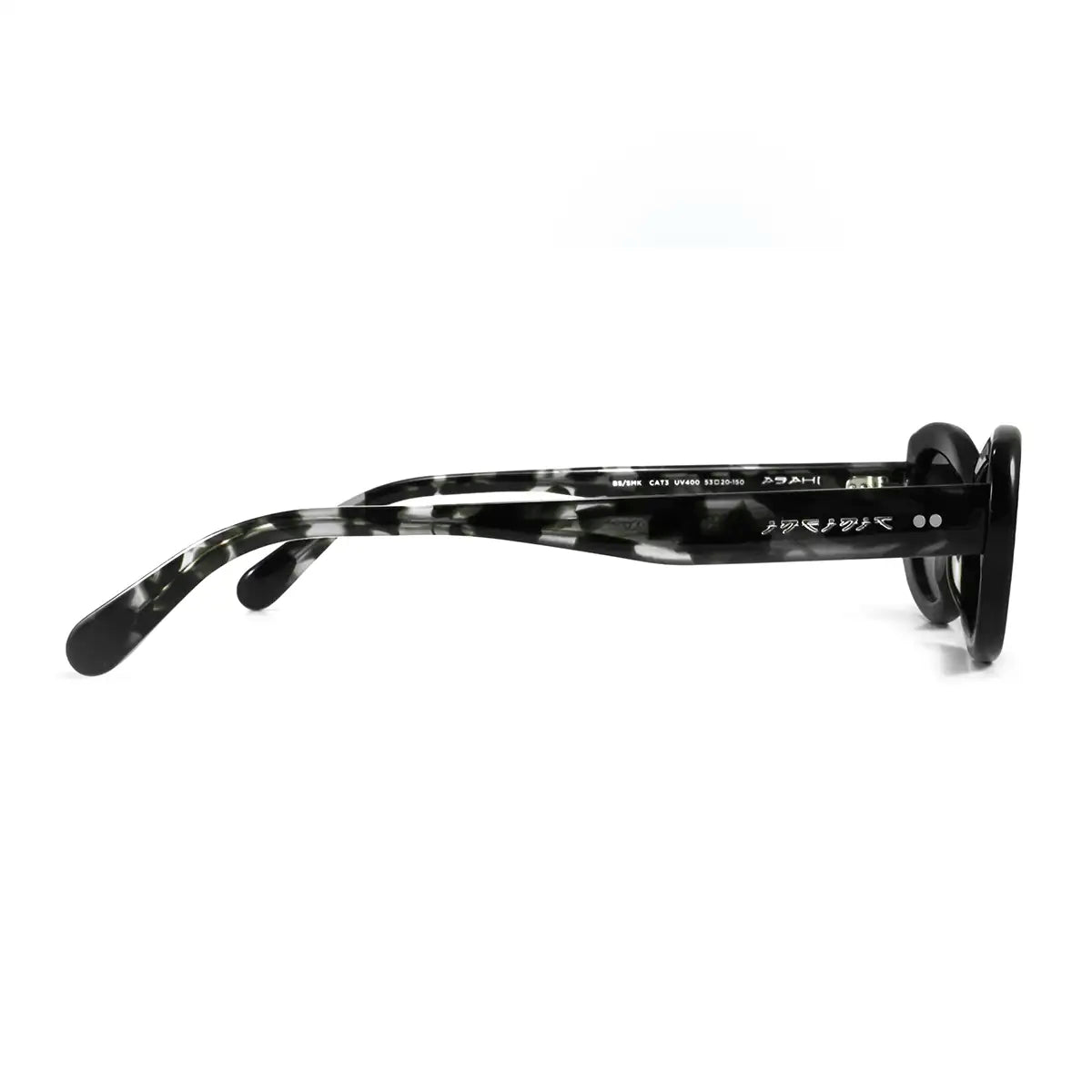 Asahi - Black Shiny - Grey Lens