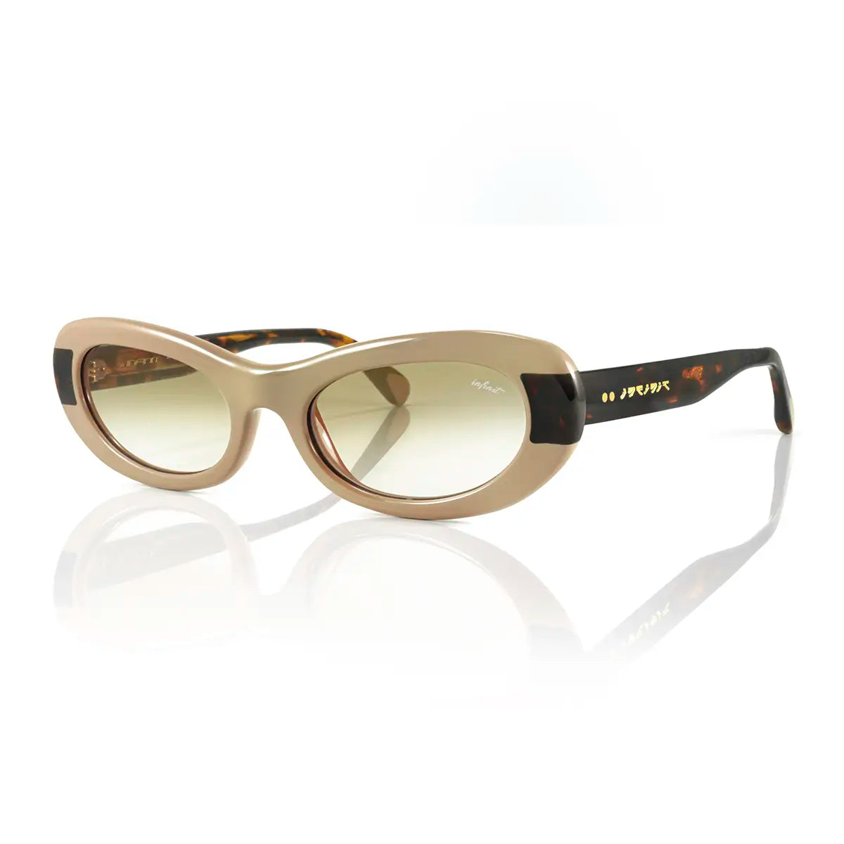 Asahi - Mocha - Green Gradient Lens