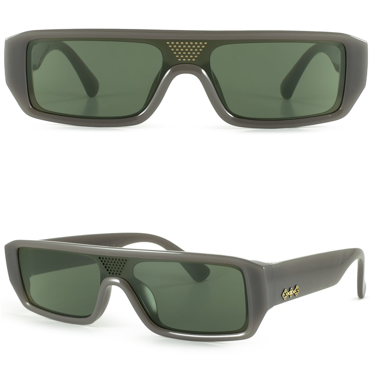 Beijing - Milky Brown - Green Lens