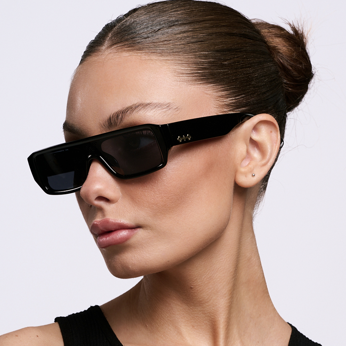 Beijing - Glossy Black - Gray Lens