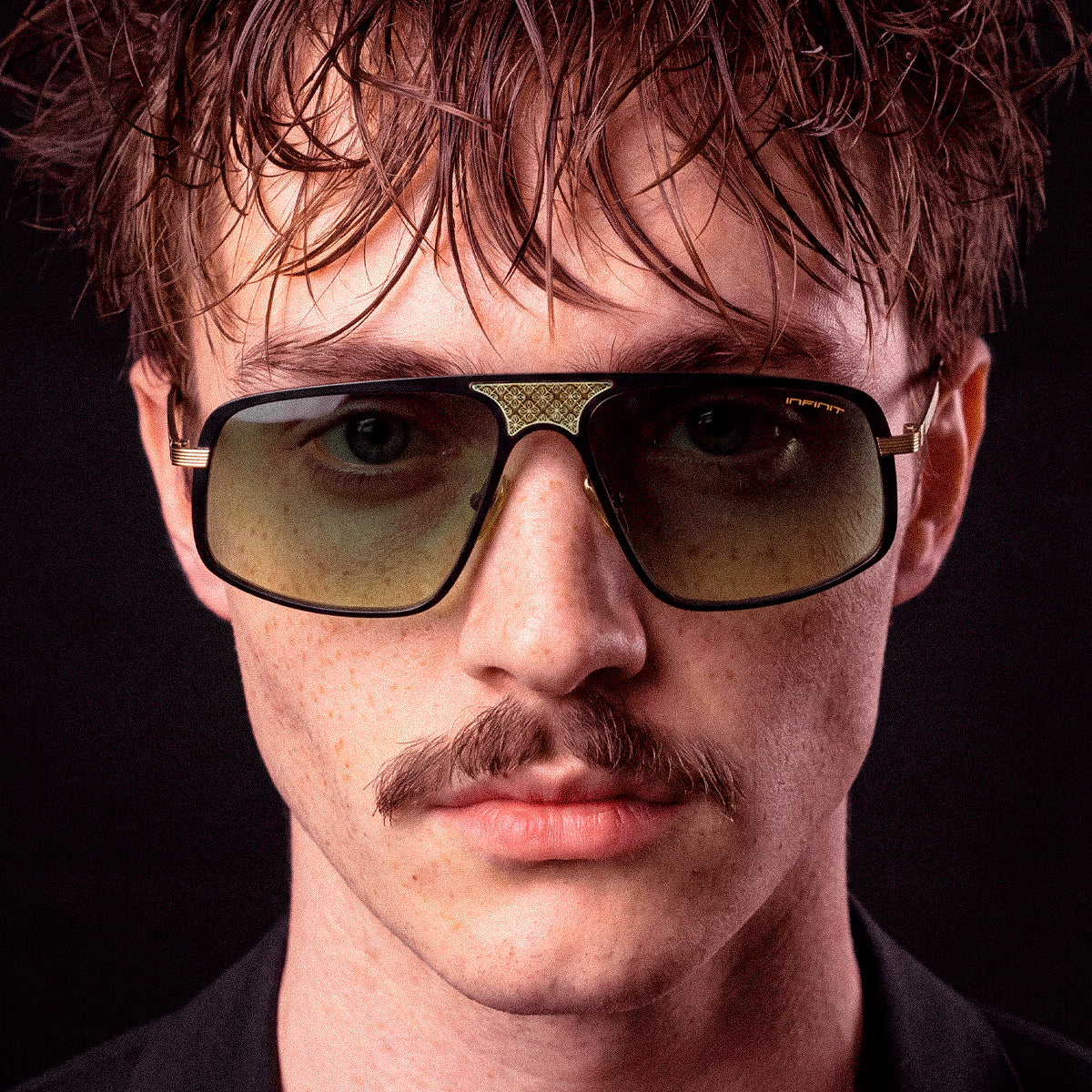 Bosco Black Green Moss Degrade Lens