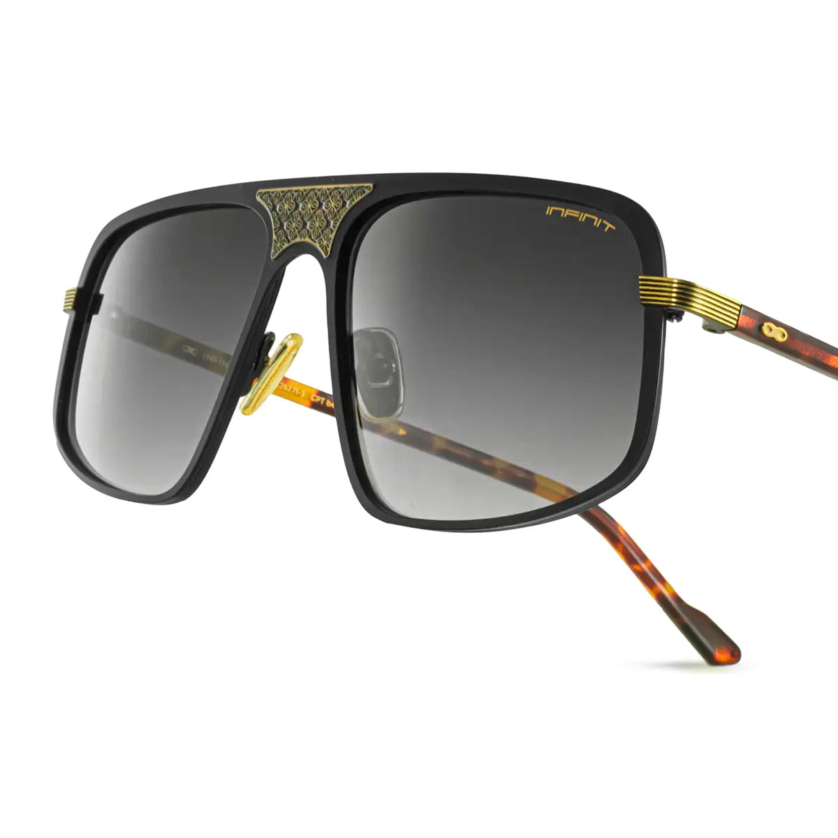 Bosco Black Tortoiseshell Grey Gradient Lens