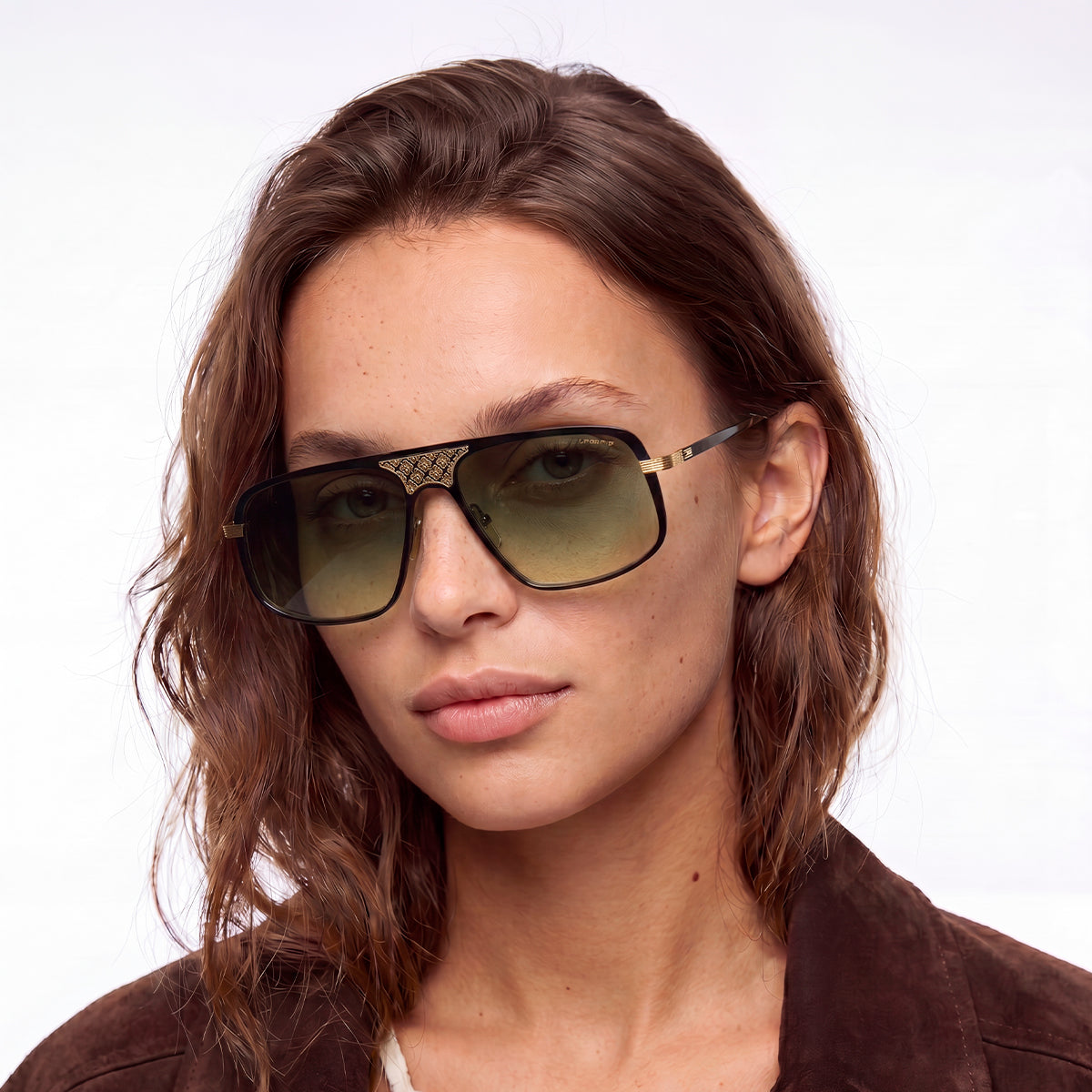 Bosco Black Green Moss Degrade Lens