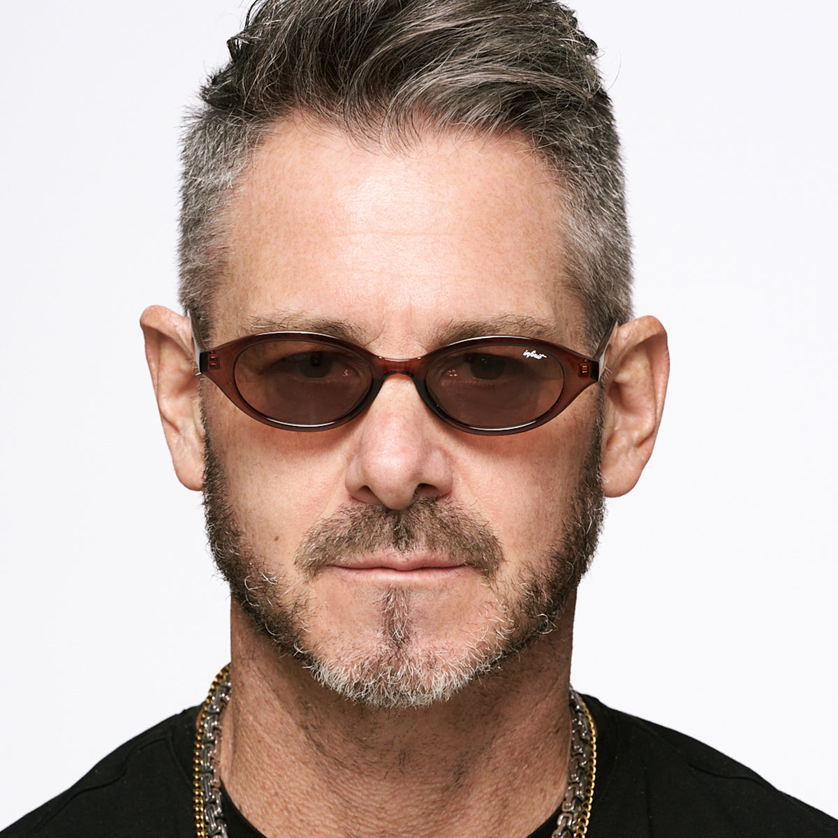 Brigitte - Burgundy - Brown Lens