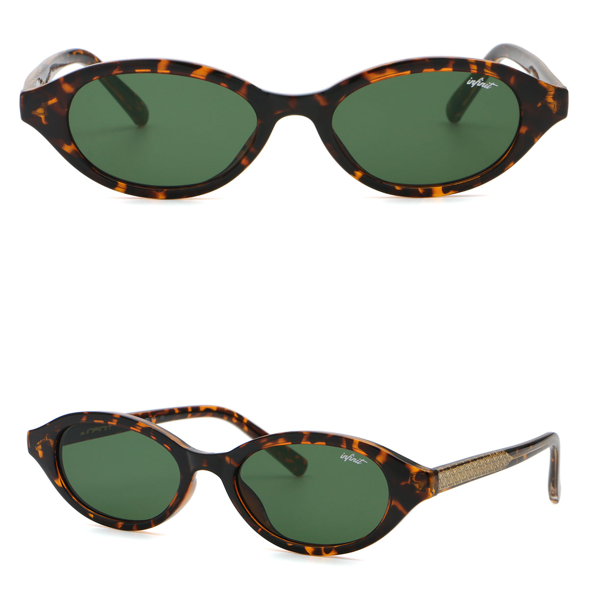 Brigitte - Dk Havana - Green Lens