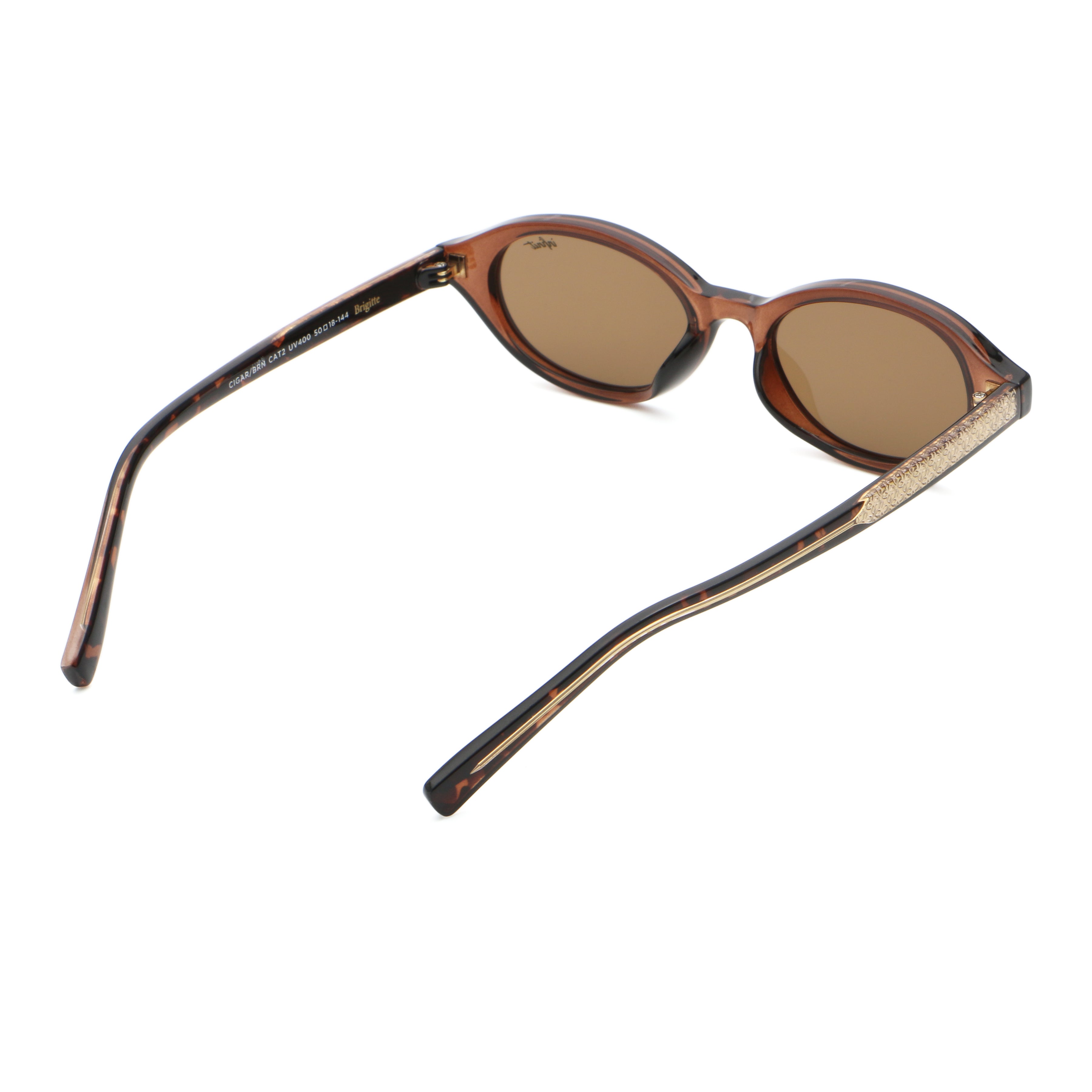 Brigitte - Burgundy - Brown Lens