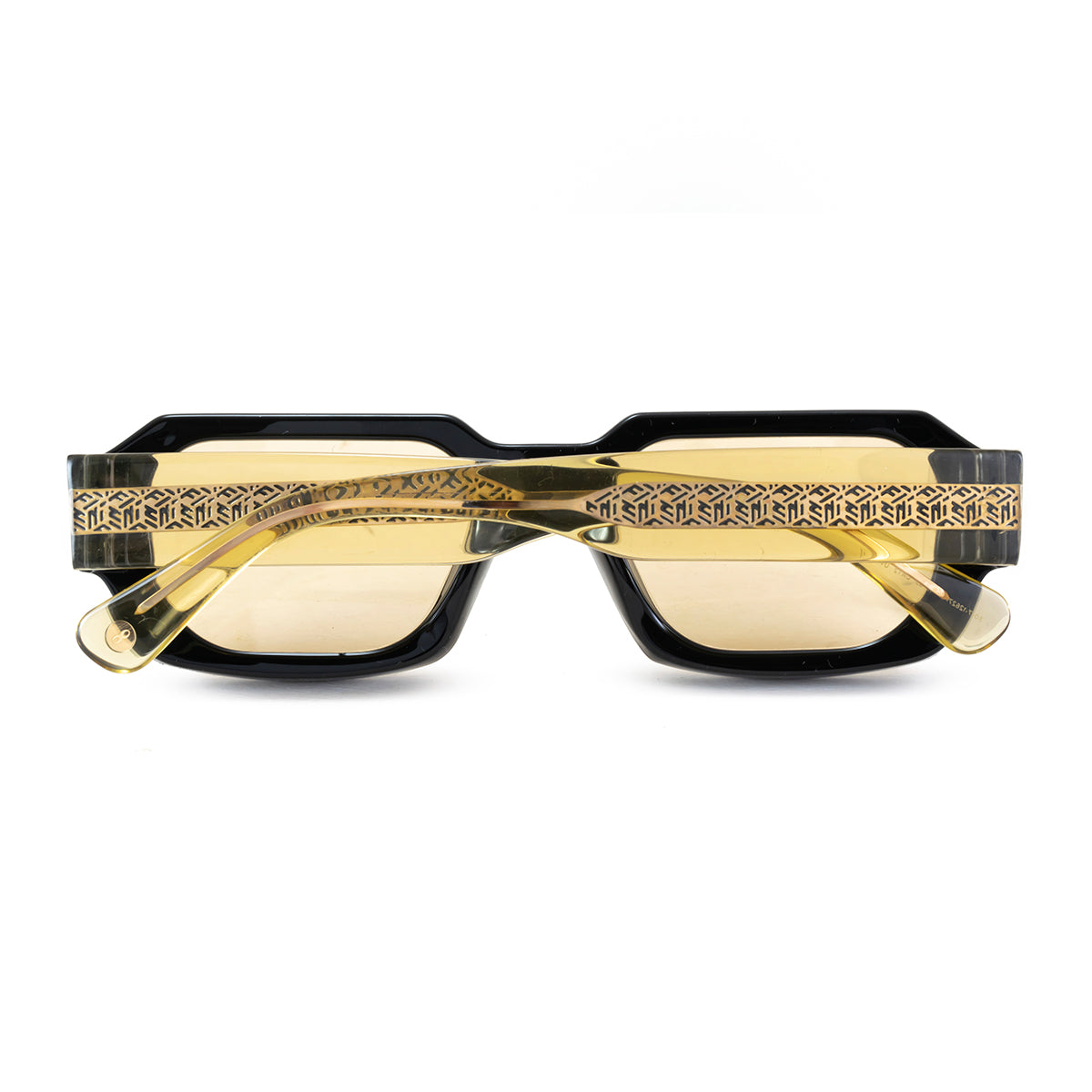 Bronx - Black Shiny - Toasted Lens - Detail view - INFINIT Eyewear