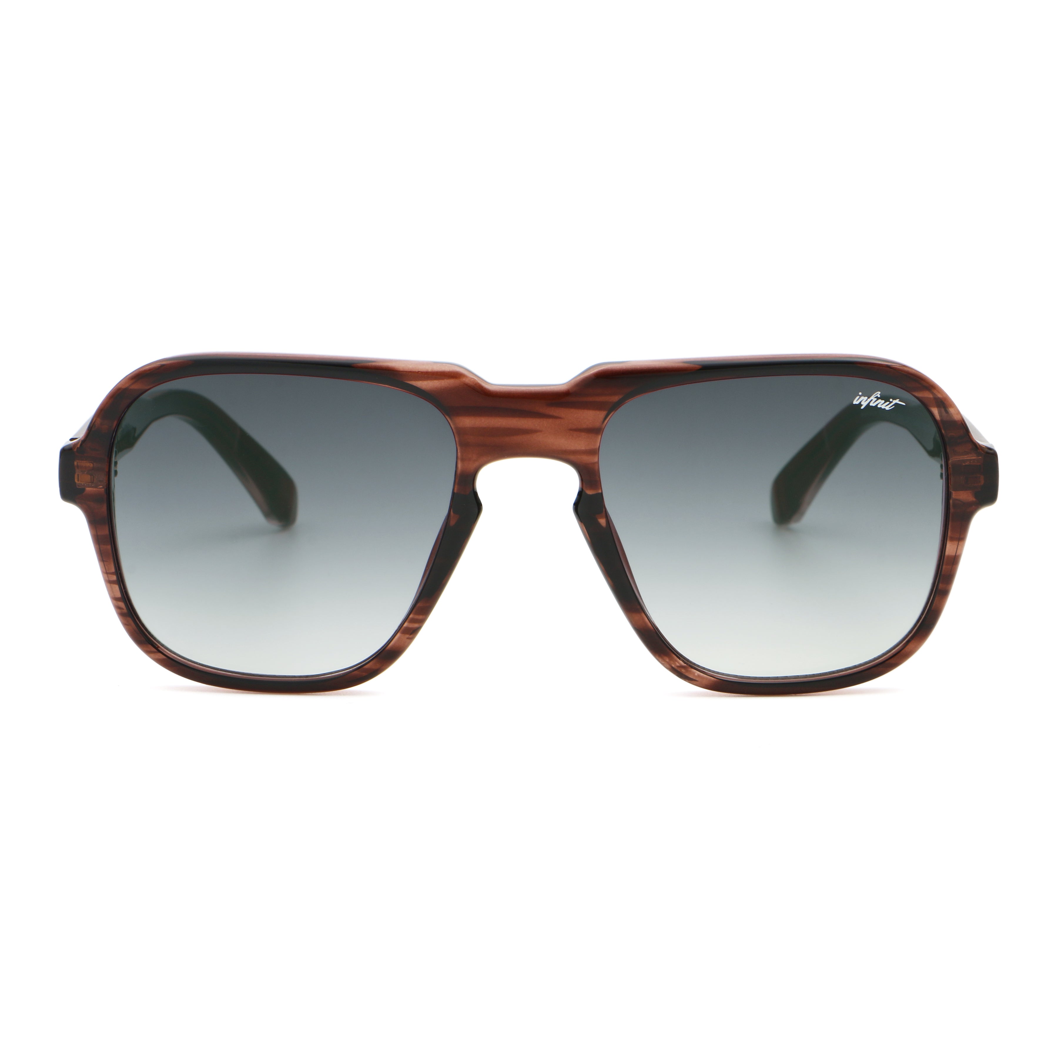 Burdeos - Havana Wood - Gray Degraded Lens