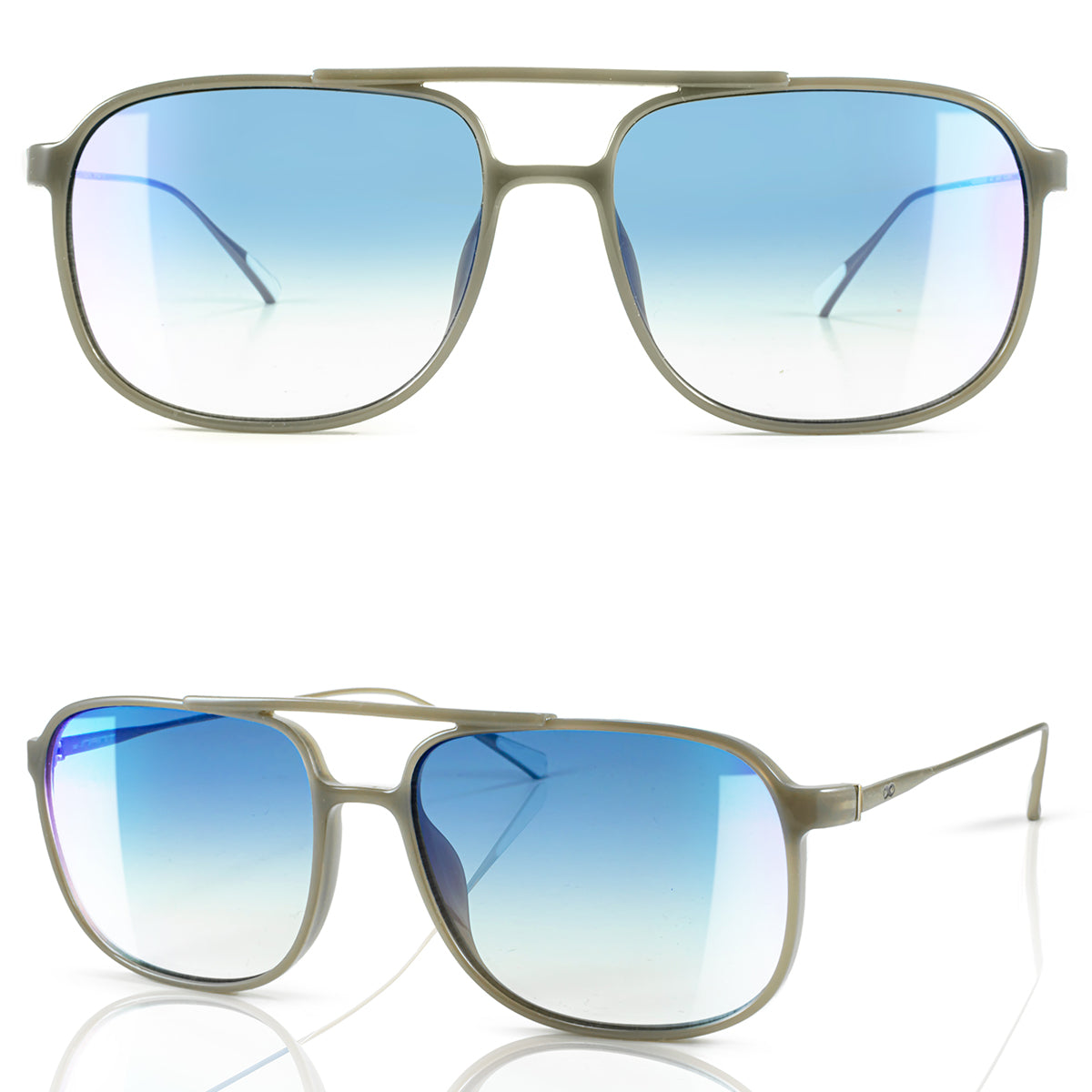 Caravan - Milky Brown - Gradient Blue Lens - INFINIT Eyewear