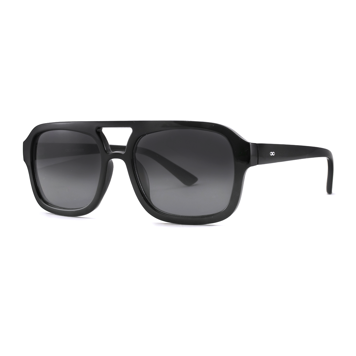 Corsa - Black Shiny - Grey Gradient Polarized Lens