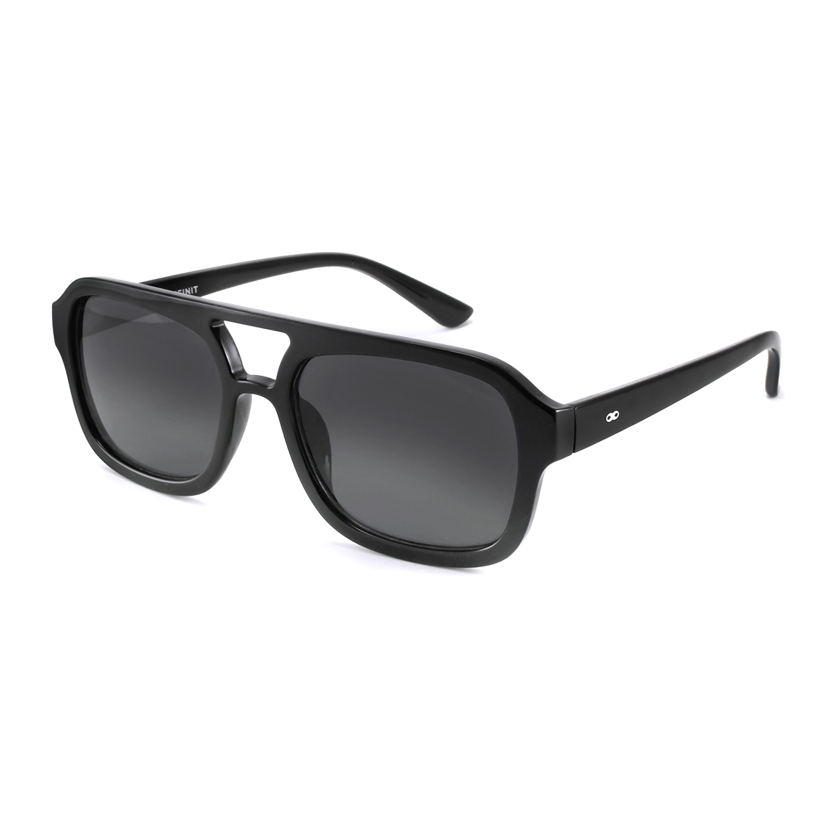 Corsa - Black Shiny - Grey Gradient Polarized Lens