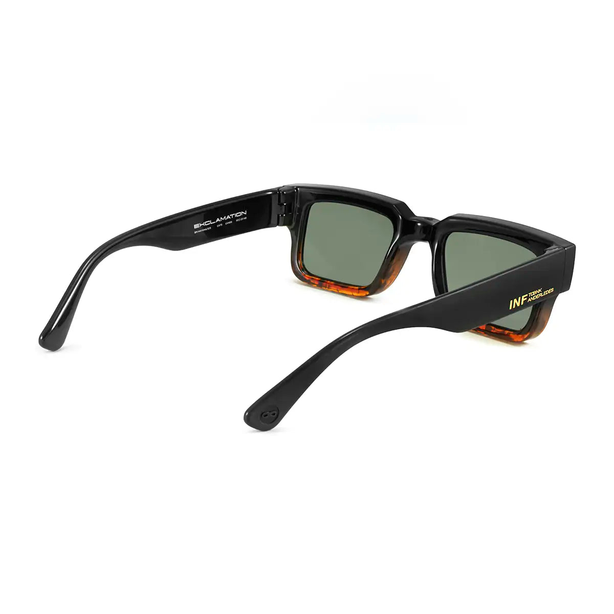 ExclamaTion - BM Havana - Green Lens - Detail view - INFINIT Eyewear
