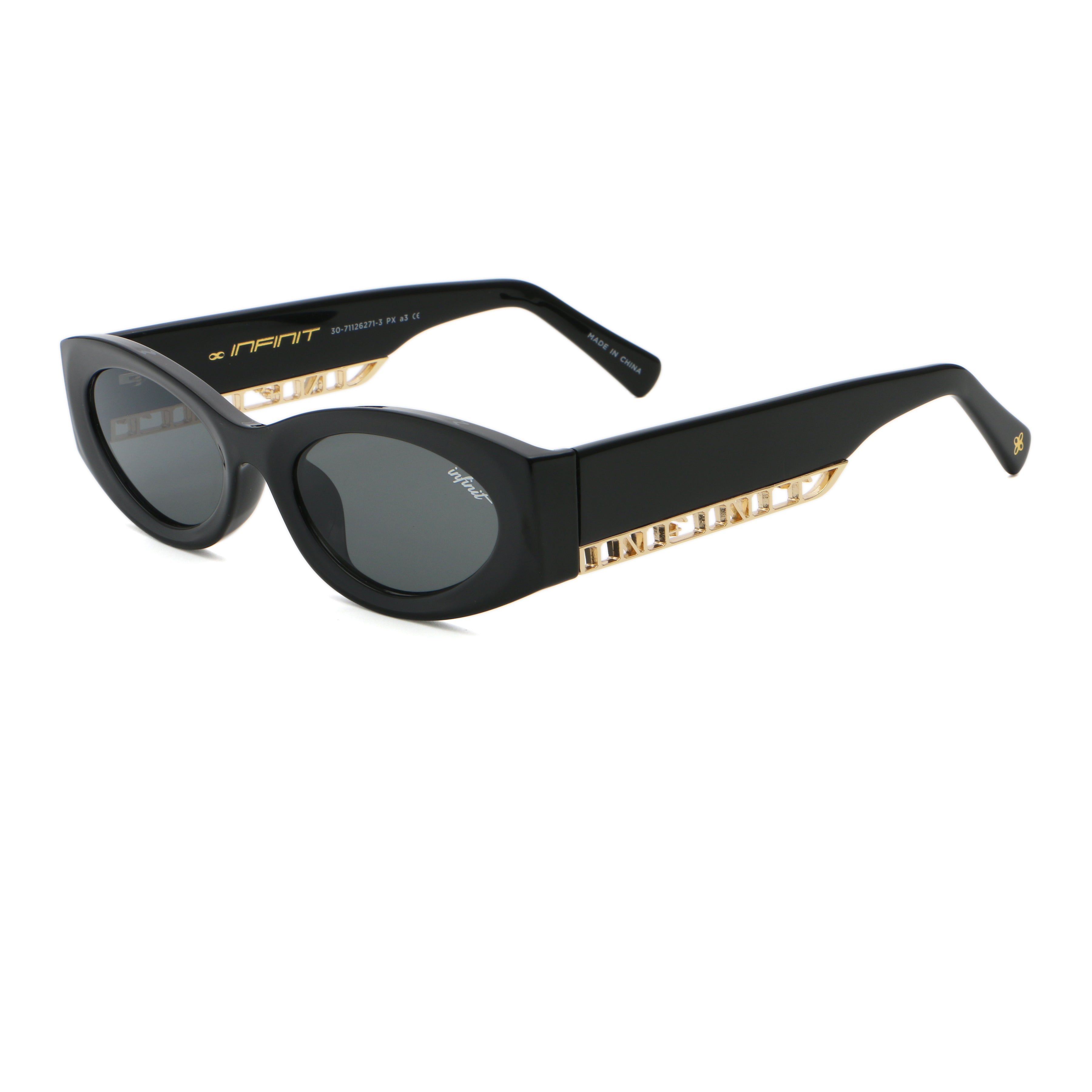 Florida - Glossy Black - Gray Lens