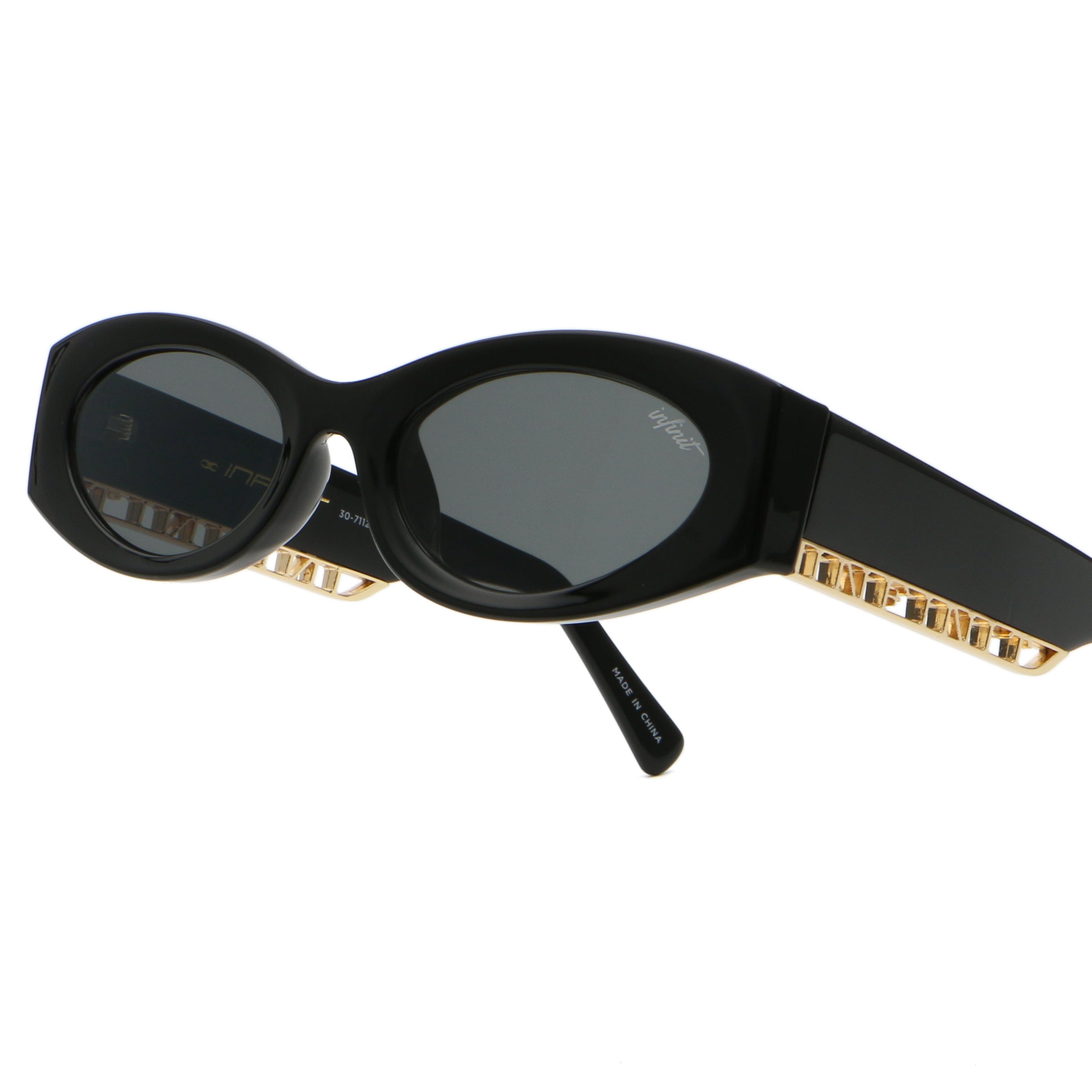 Florida - Glossy Black - Gray Lens