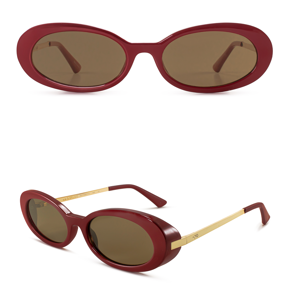 Sunglasses Genova Burgundy Brown Lens - INFINIT Eyewear