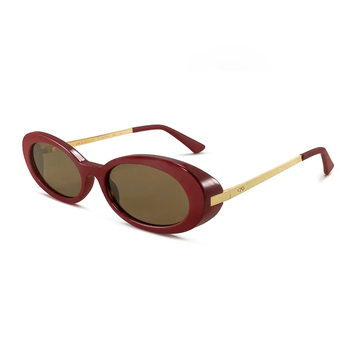Sunglasses Genova Burgundy Brown Lens - Detail view - INFINIT Eyewear