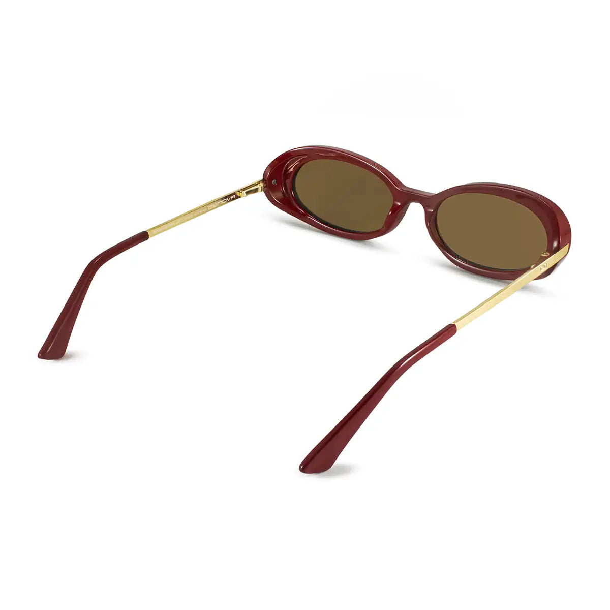 Sunglasses Genova Burgundy Brown Lens - Detail view - INFINIT Eyewear