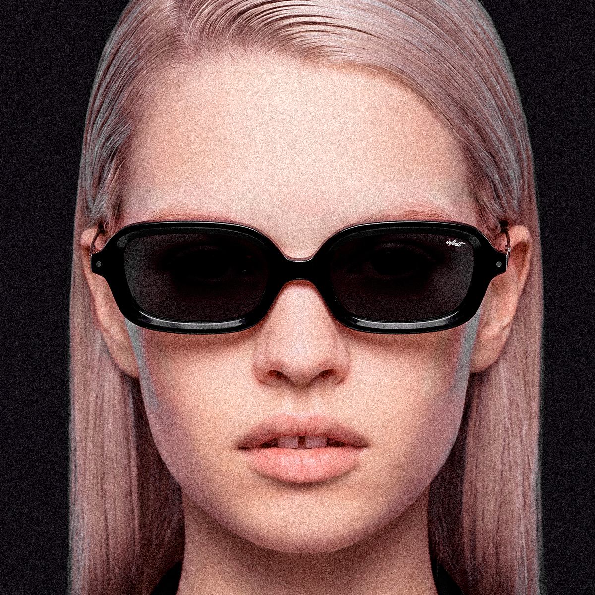 Glyze Bold Black Grey Lens