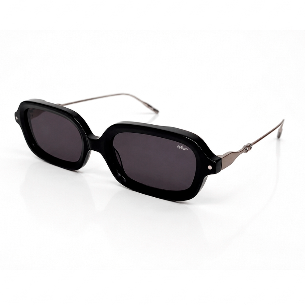 Glyze Bold Black Grey Lens