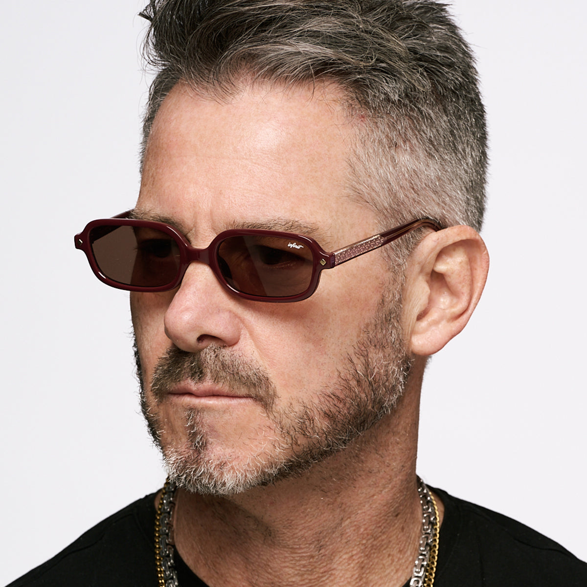 Karl - Burgundy - Brown Lens