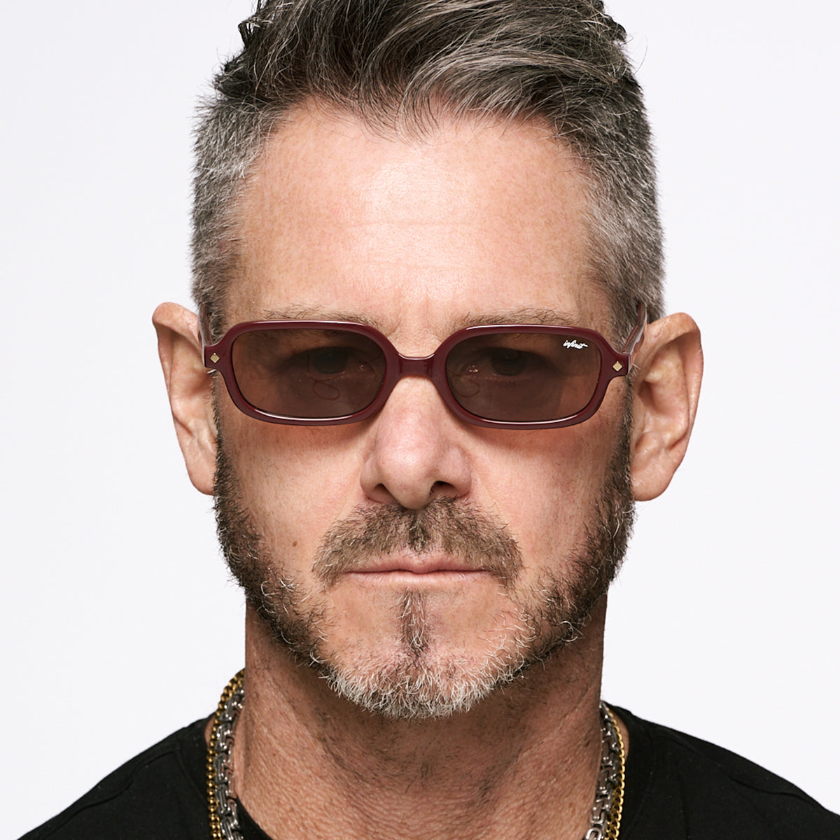 Karl - Burgundy - Brown Lens