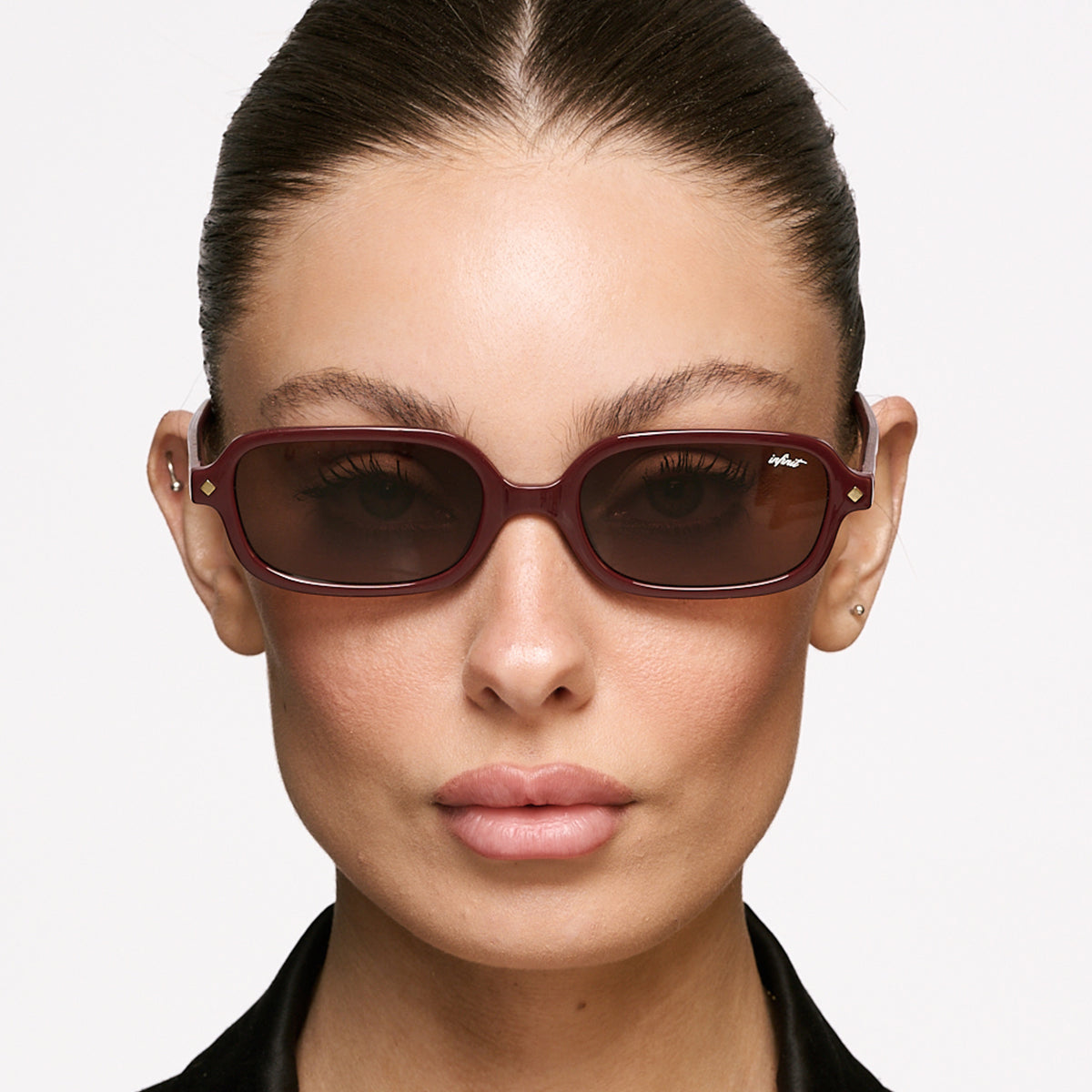 Karl - Burgundy - Brown Lens