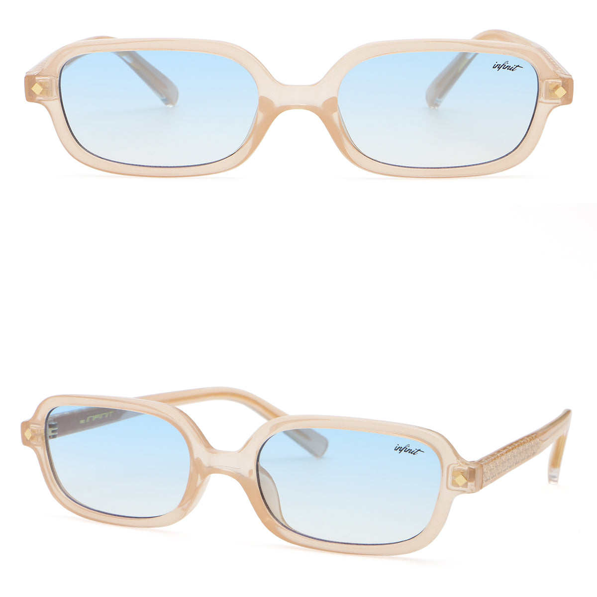 Karl Milky Blue Gradient Lens - INFINIT Eyewear