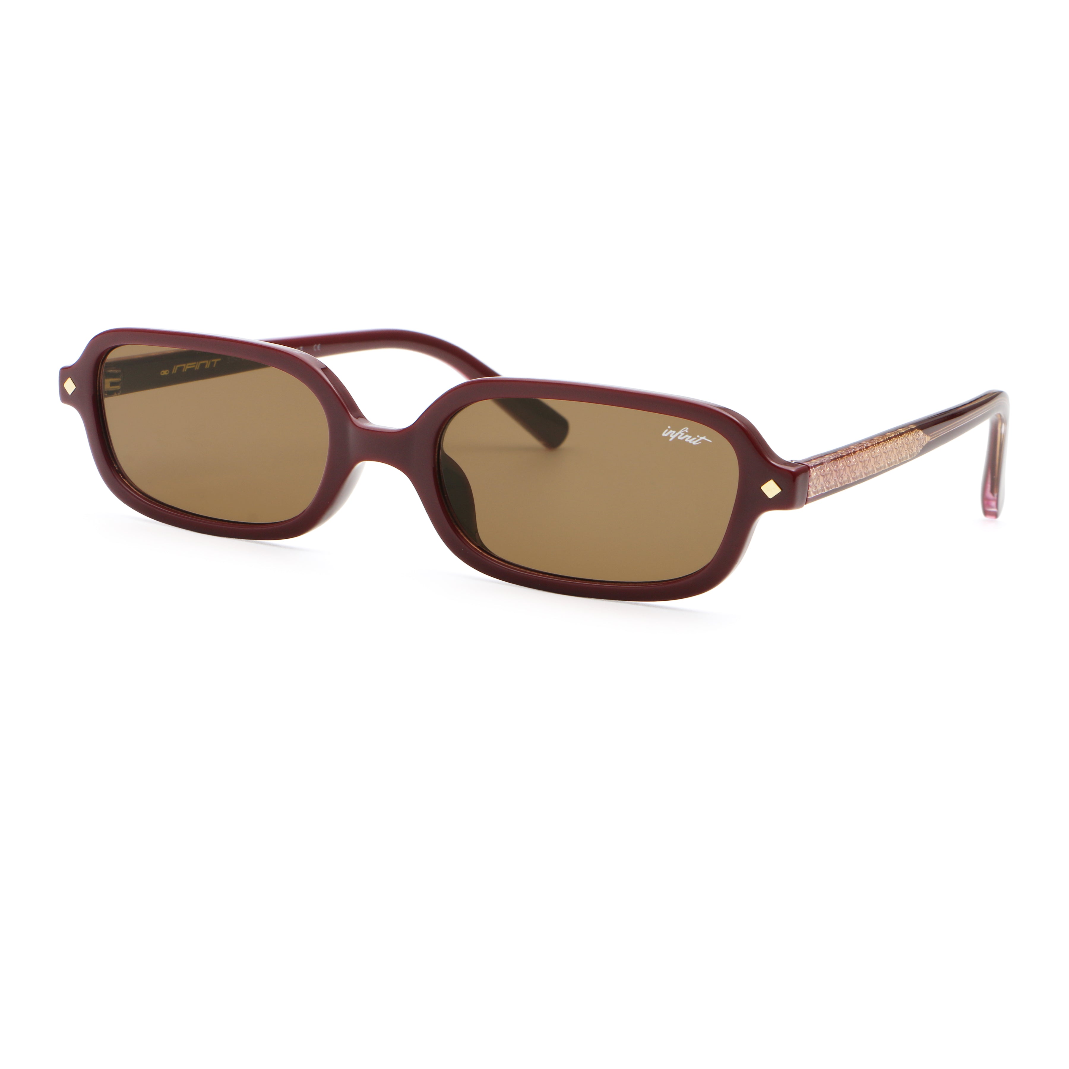 Karl - Burgundy - Brown Lens