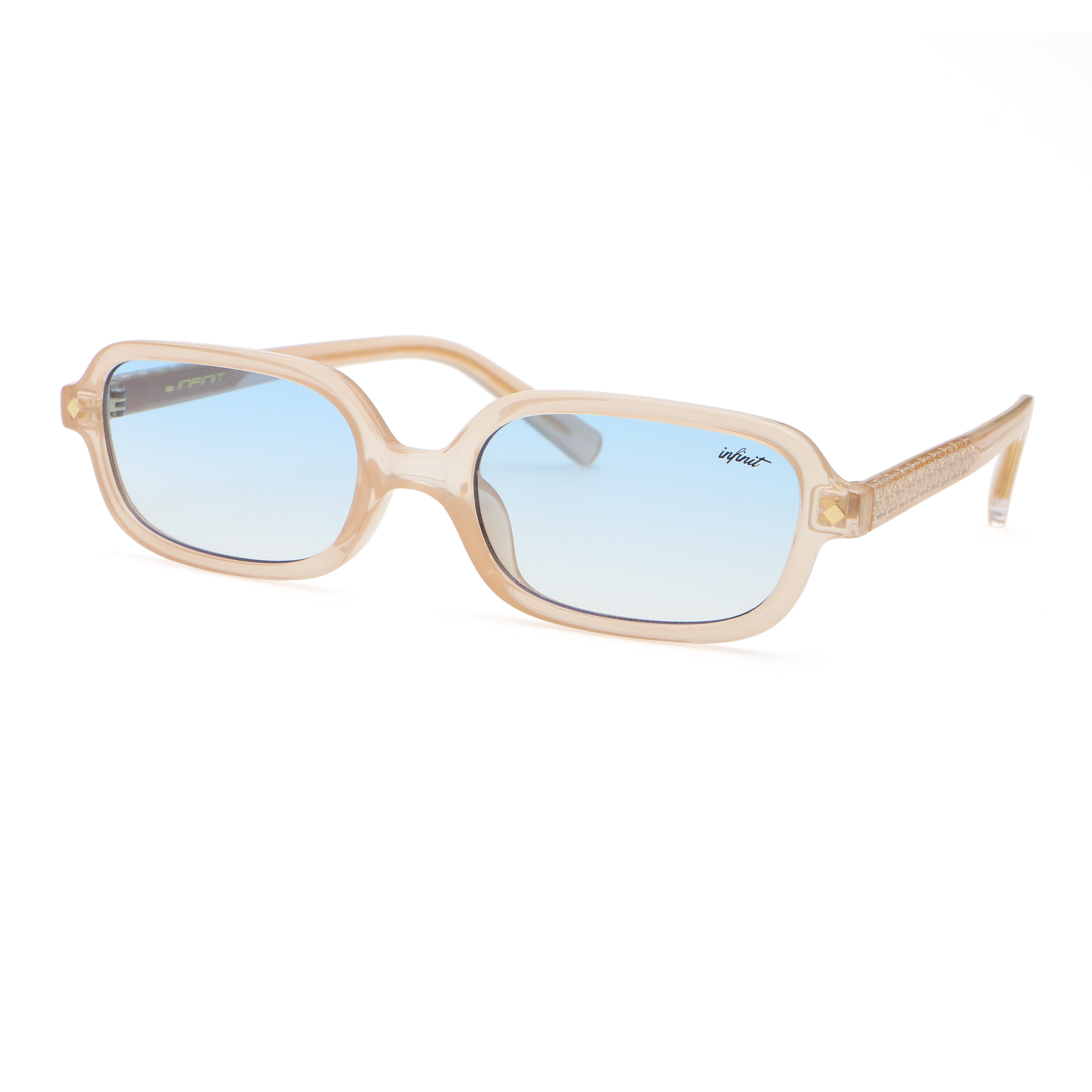 Karl Milky Blue Gradient Lens - View 9 - INFINIT Eyewear