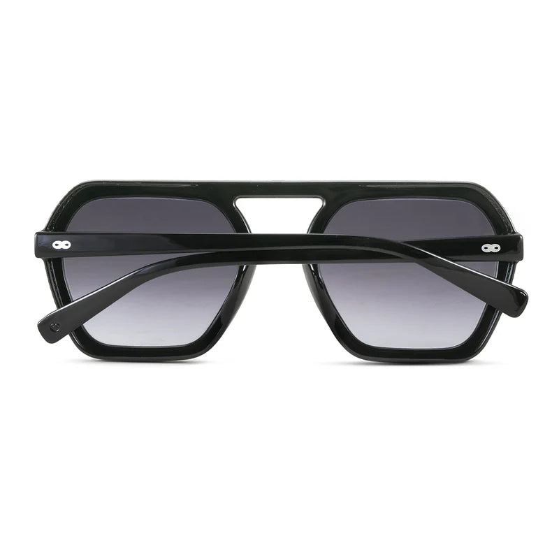 Lyon - Black Shiny - Grey Gradient Lens