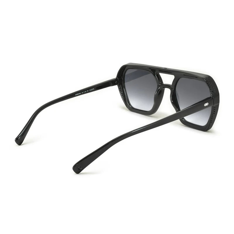 Lyon - Black Shiny - Grey Gradient Lens