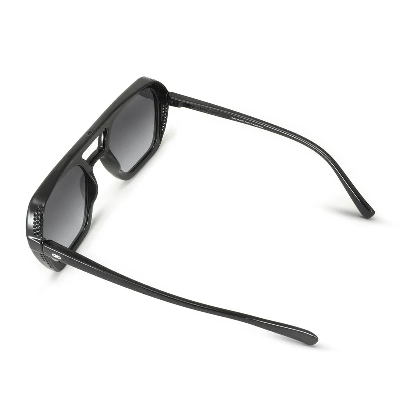 Lyon - Black Shiny - Grey Gradient Lens
