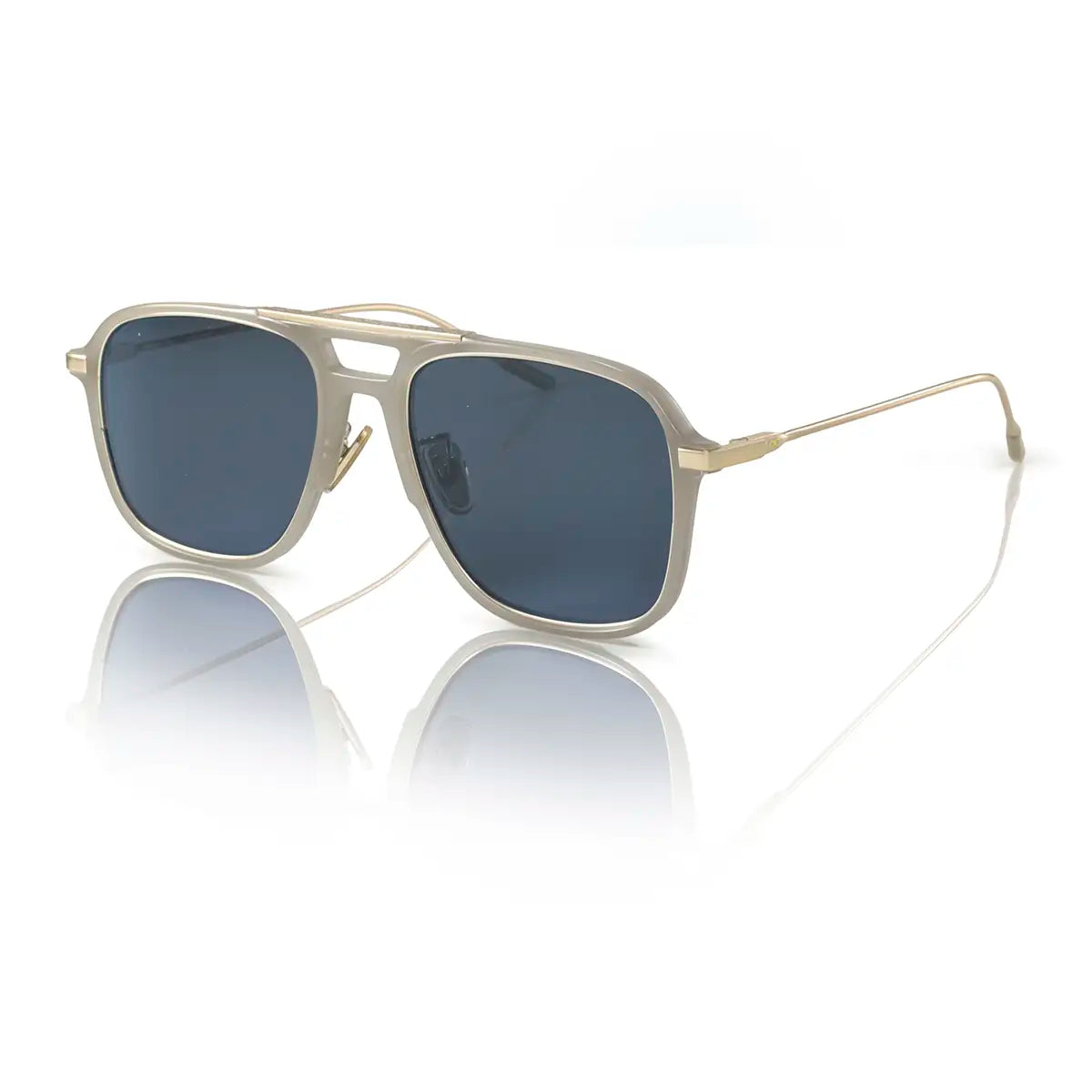 Miami Milky Brown - Blue Lens