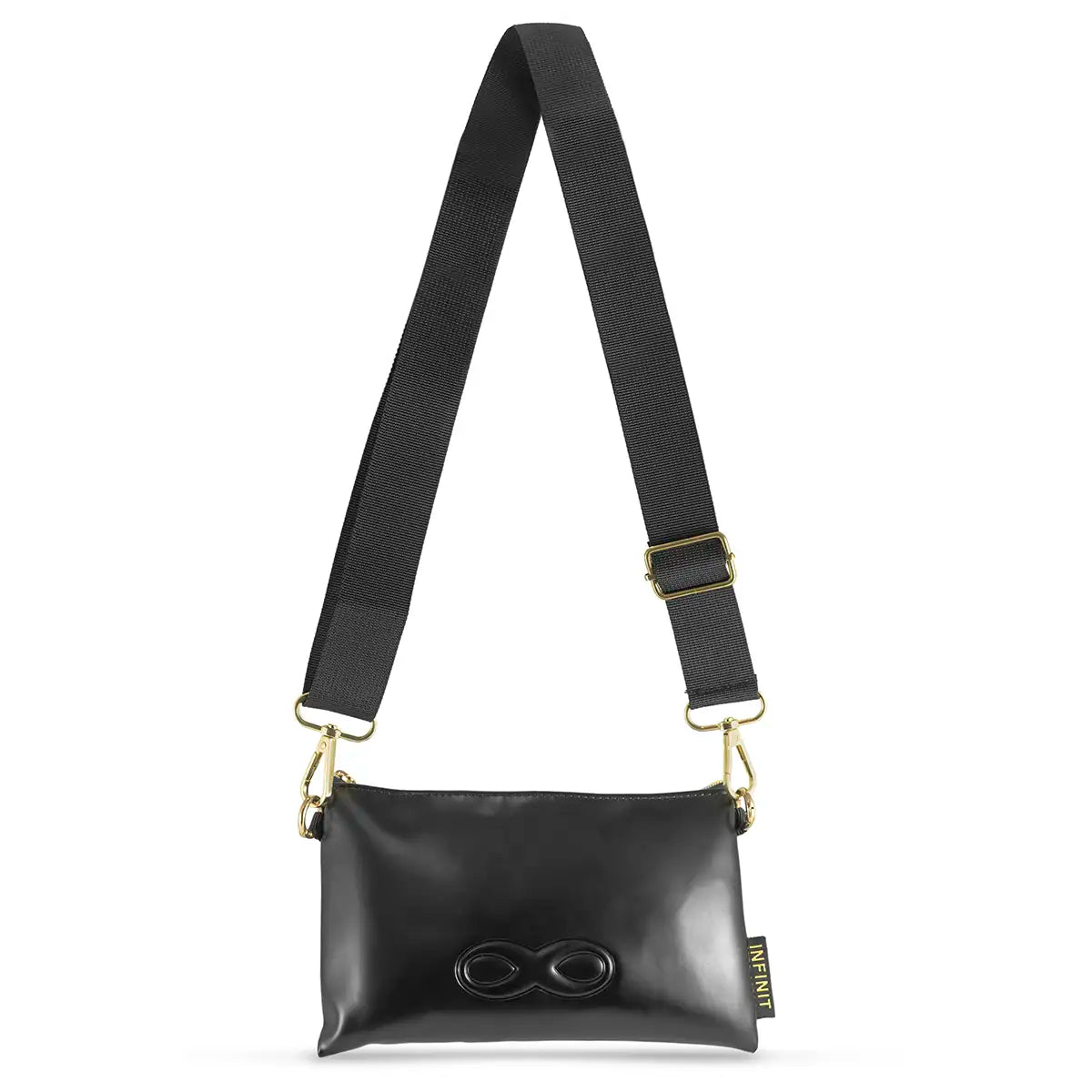 Infinit Mini Bag Cell Phone Holder Crossbody Card Holder Black - INFINIT Eyewear