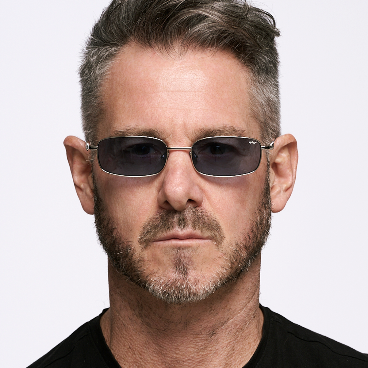 Mojave - Silver - Blue Lens