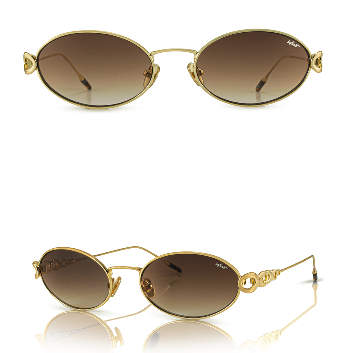 Namib - Gold - Gradient Brown Lens