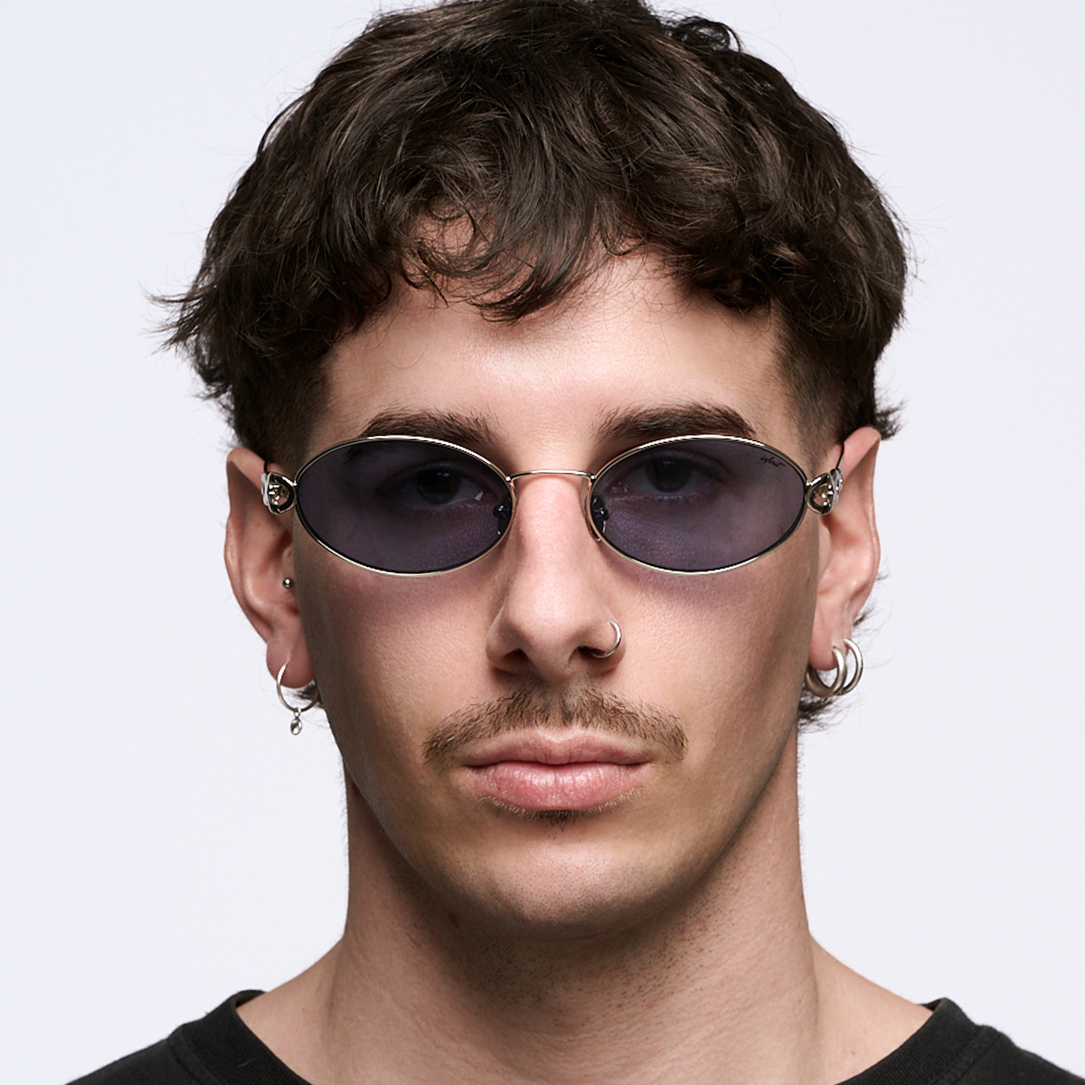 Namib - Silver - Blue Lens