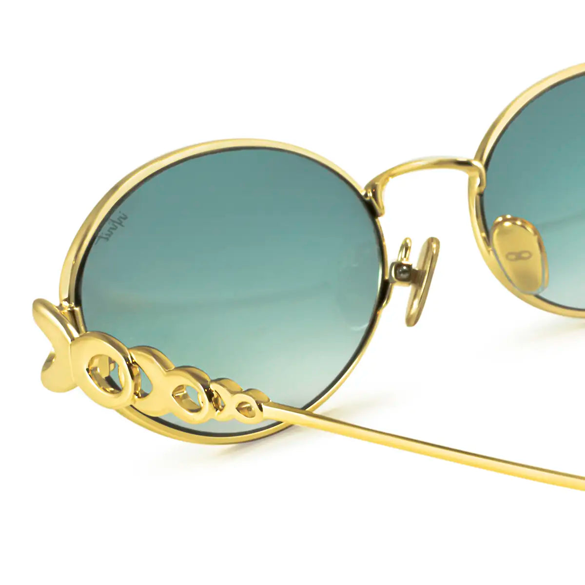 Namib - Gold - Teal Lens