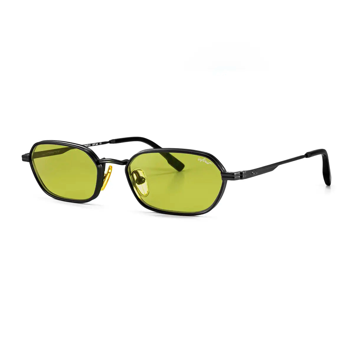 Naoki - Grey - Green Lens