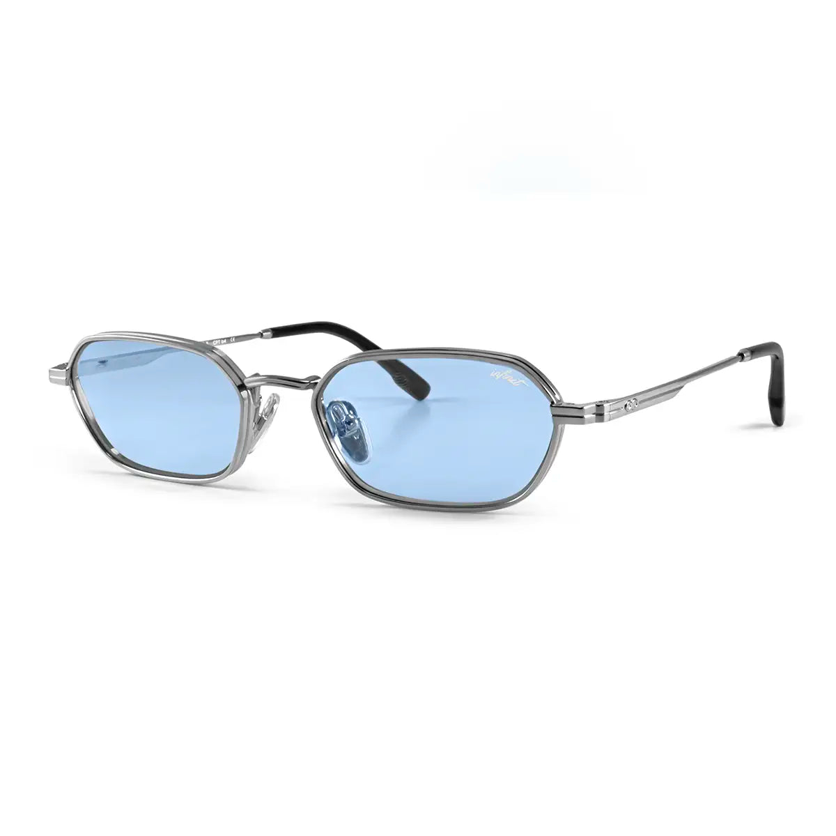 Naoki - Silver Light - Blue Lens