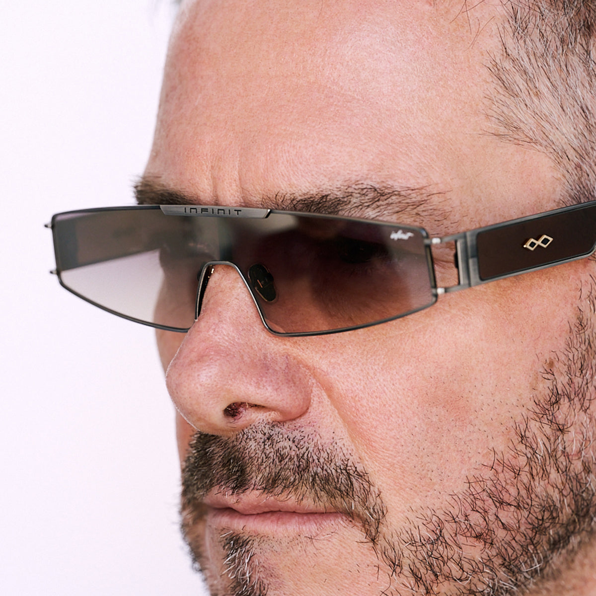 Panoramic - Silver - Coffee Mirrored Gradient Lens