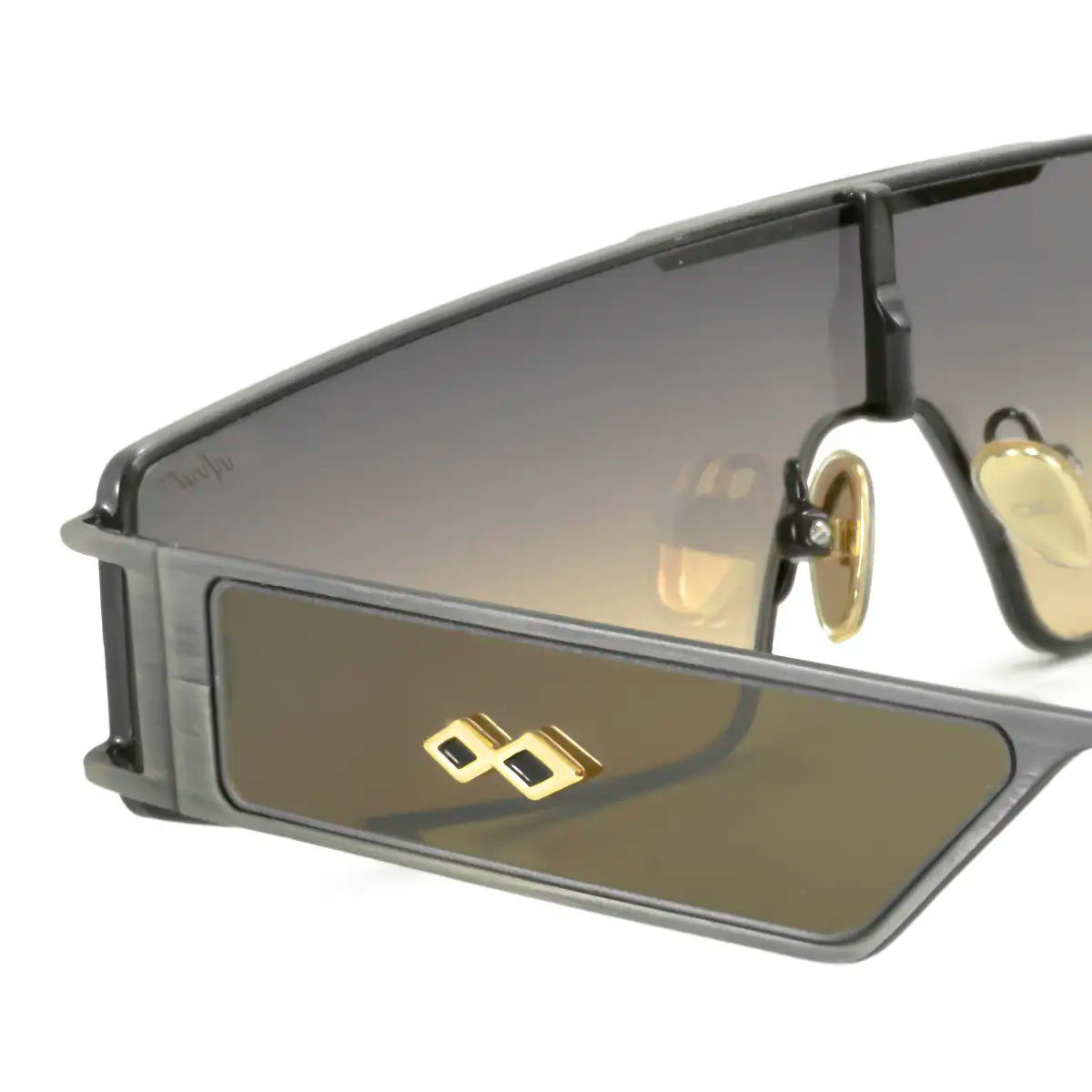 Panoramic - Silver - Coffee Mirrored Gradient Lens